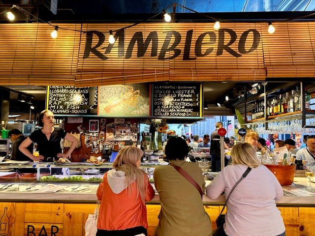 un weekend a Barcellona, mercato de la boqueria, Ramblero